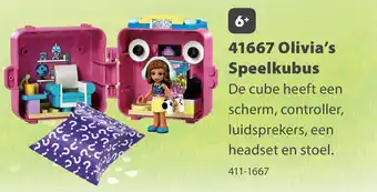 Top1Toys LEGO Friends 41667 Olivia's Gaming Cube aanbieding