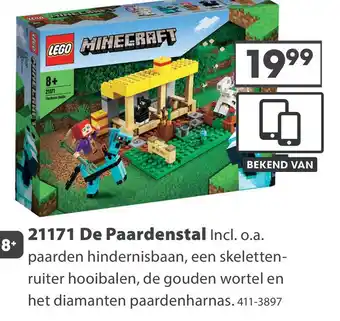 Top1Toys LEGO Minecraft 21171 The Horse Stable aanbieding