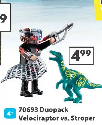 Top1Toys Playmobil 70693 Duopack Velociraptor Vs. Stroper aanbieding