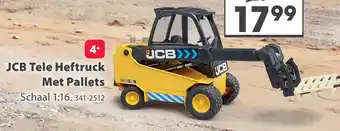 Top1Toys Bruder JCB Heftruck Tele Met Pallets aanbieding