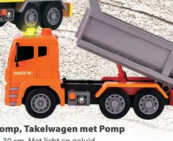 Top1Toys Vrachtwagen Met Pomp B/O 30 Cm aanbieding