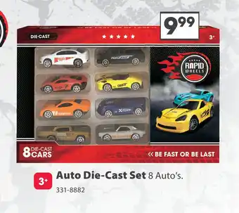 Top1Toys Auto Diecast Set 8 In Doos aanbieding