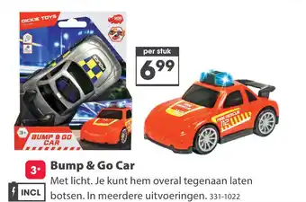 Top1Toys Auto Bump N Go Met Licht 2 Assorti aanbieding