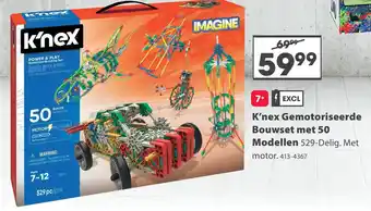 Top1Toys K'NEX Power And Play 50 Model Motorized aanbieding