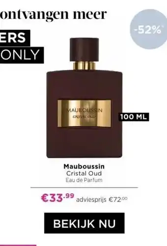 ICI Paris XL Mauboussin Cristal Oud aanbieding