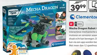 Top1Toys Wetenschap Robot Mecha Dragon Clementoni aanbieding