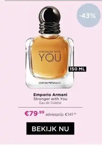 ICI Paris XL Emporio Armani Stronger with You aanbieding
