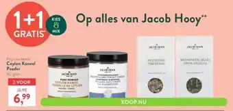 Holland & Barrett Jacob Hooy Ceylon Kaneel Poeder aanbieding