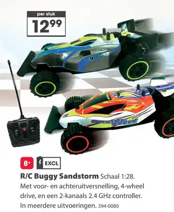 Top1Toys Radiografisch Bestuurbare Auto Buggy Sandstorm  2 Assorti 1:28 aanbieding