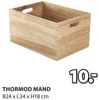 Jysk Thormod mand b24 x l34 x h18 cm aanbieding