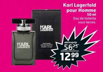 Trekpleister Karl Lagerfeld pour Homme 50 ml aanbieding