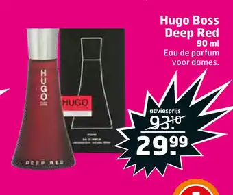 Trekpleister Hugo Boss Deep Red 90 ml aanbieding