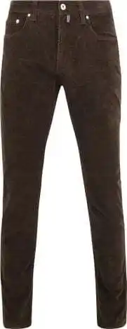 Suitable Pierre Cardin Broek Lyon Future Flex Corduroy Bruin aanbieding