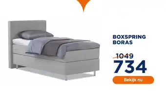 TotaalBED BOXSPRING BORAS aanbieding