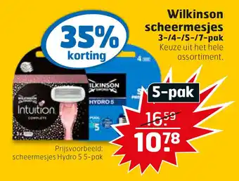 Trekpleister Wilkinson scheermesjes 3-14-/5-/7-pak aanbieding