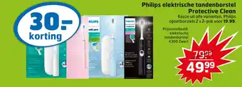 Trekpleister Philips elektrische tandenborstel Protective Clean aanbieding