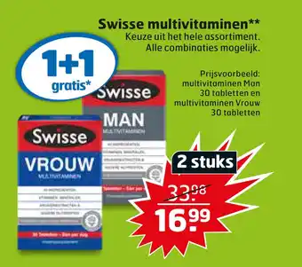 Trekpleister Swisse multivitaminen aanbieding