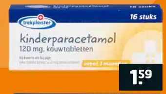 Trekpleister Trekpleister kinderparacetamol aanbieding