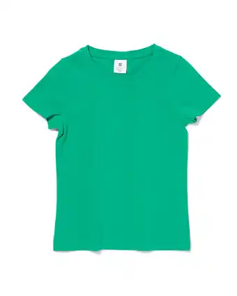 HEMA HEMA Kinder T-shirt Biologisch Katoen Groen (groen) aanbieding