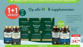 Holland & Barrett Op alle H B supplementen aanbieding