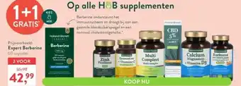 Holland & Barrett Op alle H&B supplementen aanbieding