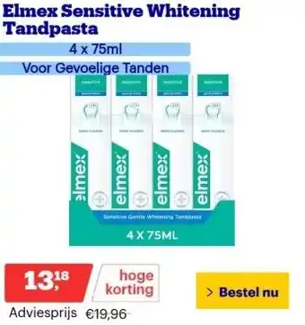 Bol.com Elmex Sensitive Whitening Tandpasta aanbieding