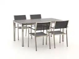 Kees Smit Bernstein Freiburg 160cm dining tuinset 5-delig stapelbaar aanbieding