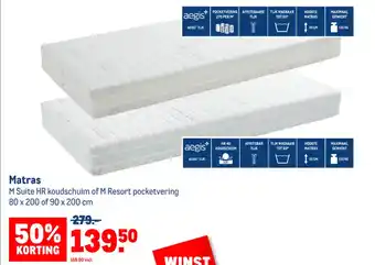 Makro Matras 80 x 200 of 90 x 200 cm aanbieding