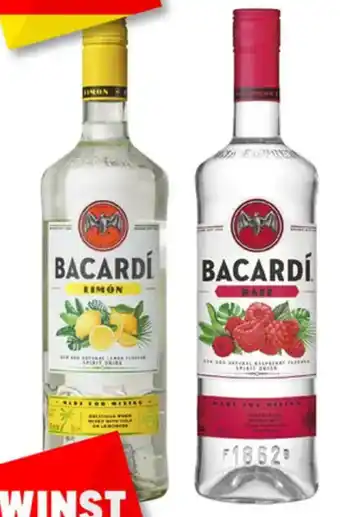 Makro Bacardi limon of razz fles 1 liter aanbieding