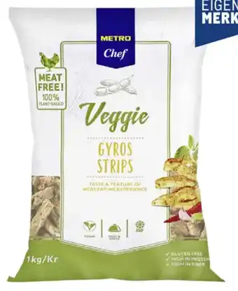 Makro Metro chef veggie kipgyros zak 1 kilo aanbieding