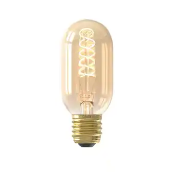 Leen Bakker Calex LED-buislamp - goudkleur - E27 - 136 lumen - Leen Bakker aanbieding