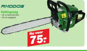 Van Cranenbroek RHODOS Kettingzaag aanbieding