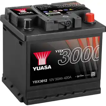 Conrad Yuasa SMF YBX3012 Autoaccu 50 Ah T1 Celopbouw 0 aanbieding