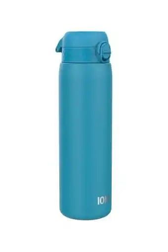 Amazon Ion8 1 Liter Roestvrijstalen Waterfles, Lekvrij, Makkelijk te Openen, Veilige Vergrendeling, Draaghendel, Vaatwasserbestendig aanbieding