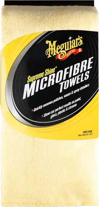 Amazon Meguiar's Supreme Shine Microvezel handdoek Verpakking van 3 stuks. 3er Pack aanbieding