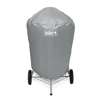 Amazon Weber Premium Beschermhoes | 57 cm Hoes Voor De Barbecue | Sterk, Ademend, UV & Waterafstotend | Ronde Hoes | Draagbaar & Lic aanbieding
