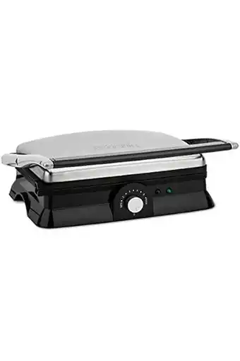 Amazon H.Koenig Elektrische Tafelgrill Professioneel GR20, Roestvrijstaal, Groot Kookoppervlak, Regelbare Hoogte en Temperatuur, Mul aanbieding