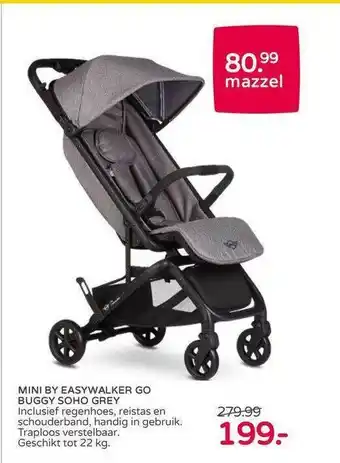 Prenatal Mini By Easywalker Go Buggy Soho Grey aanbieding