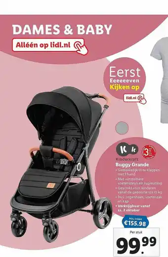 Lidl Kinderkraft Buggy Grande aanbieding