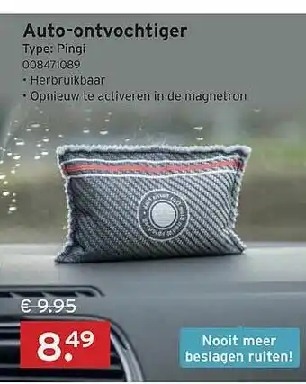 Heuts Auto-Ontvochtiger Pingi aanbieding