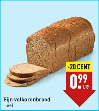 ALDI Fijn volkorenbrood aanbieding