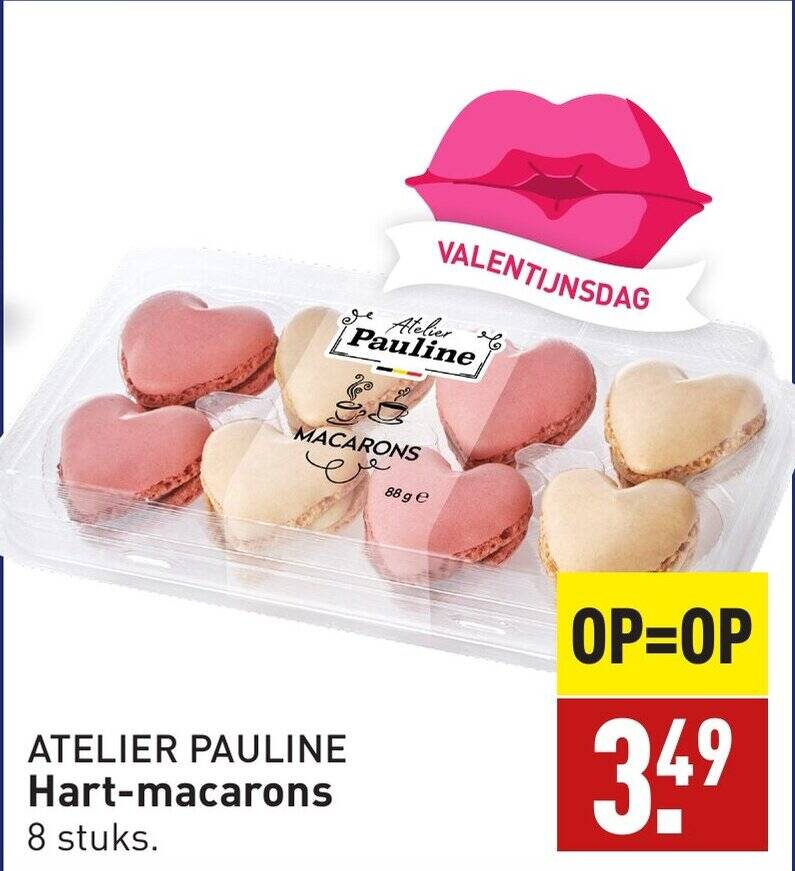 Hart macarons aanbieding bij ALDI