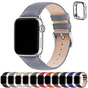 Amazon Fullmosa Compatibel Apple Watch Band 41mm 40mm 38mm, lederen horlogeband, iwatch band voor iWatch Serie SE/SE2/8/7/6/5/4/3/2/ aanbieding