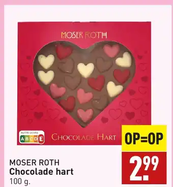 ALDI Chocolade hart 100g aanbieding