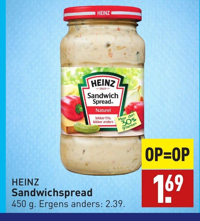 Sandwichspread 450 g aanbieding bij ALDI