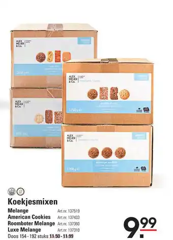 Sligro Koekjesmixen aanbieding