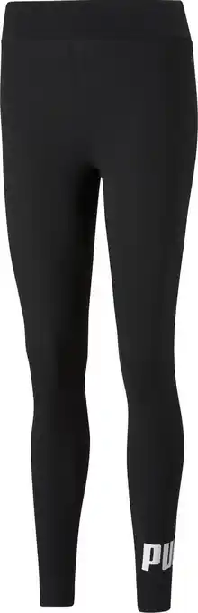 Bol.com PUMA ESS Logo Leggings Dames Legging - Zwart - Maat S aanbieding