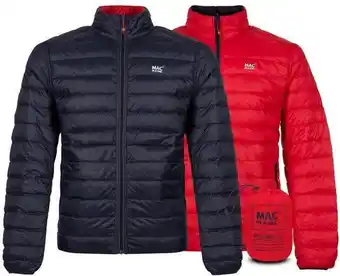 Bol.com POLAR Donsjas Navy Blue / Red - Men - XS aanbieding