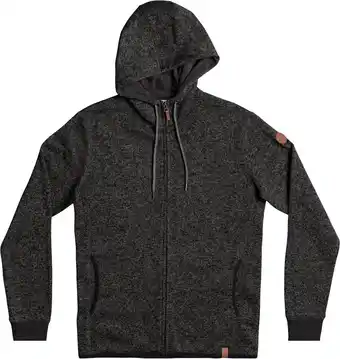 Bol.com Quiksilver Keller Zip Hoodie Heren Maat XL Donkergrijs aanbieding