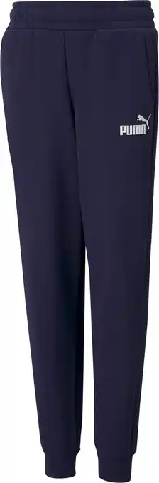 Bol.com PUMA ESS Logo Pants FL cl B Jongens Broek - Donkerblauw - Maat 164 aanbieding